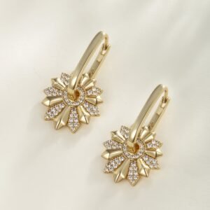 JW972 Gold Earrings