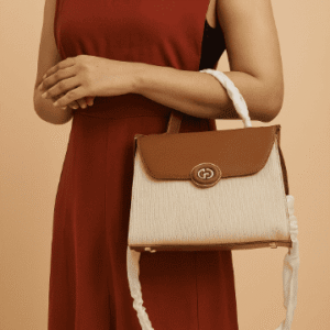 CBA002 ChrisBella Leather Tote Bag with Detachable Strap with Wallet