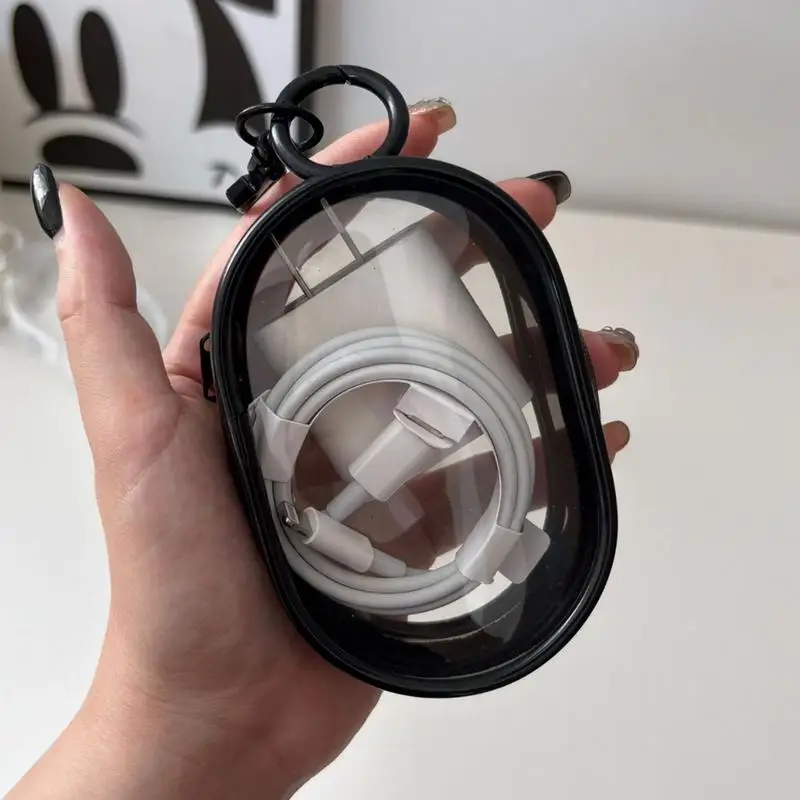 FA872 Clear Water-Resistant Cable Organizer Bags, Organizer Bag for Tech Gear - Image 3