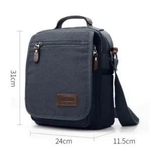 MB134 - SCIONE Men Canvas Crossbody Bags Business Casual Handbags