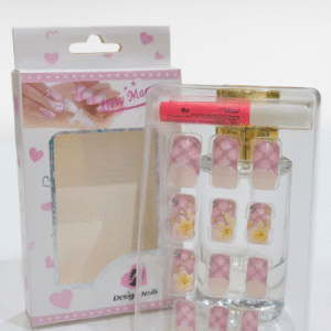 FN004-Artificial Preglued Sticker Nails