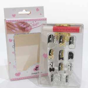 FN004-Artificial Preglued Sticker Nails