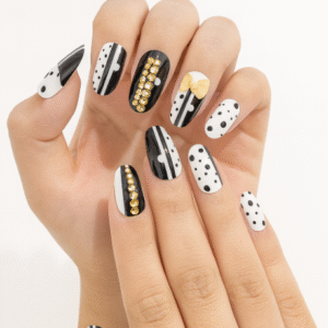 FN004-Artificial Preglued Sticker Nails