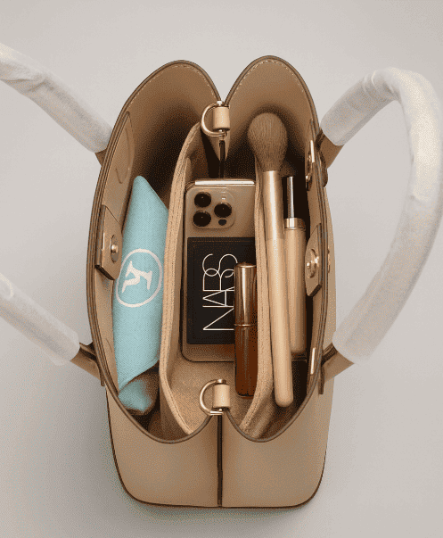 CBA001- Chrisbella Textured Tote Bag with Wallet - Image 3