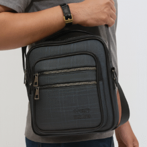 VRK003- Men's Steel Case Crossbody Bag