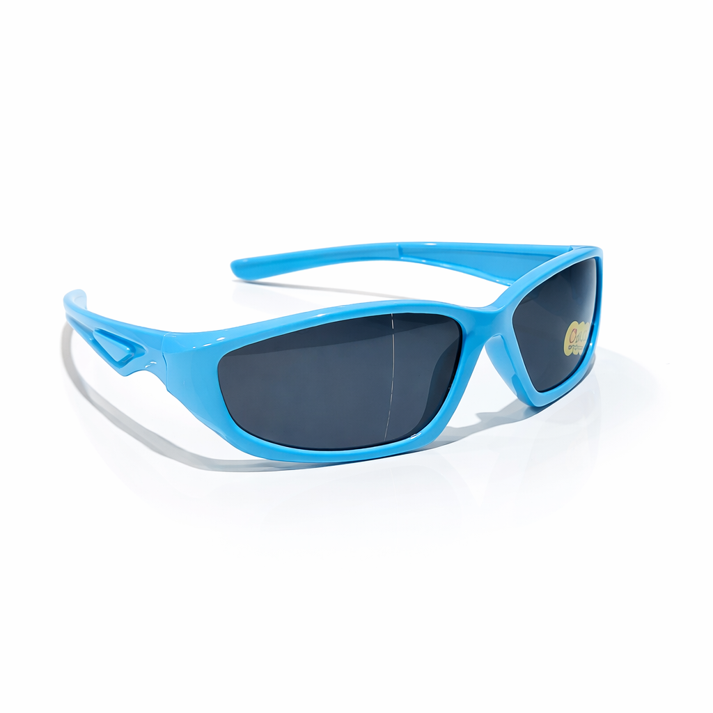 KCRZ001-Kids Sporty Wraparound Sunglasses - Image 6