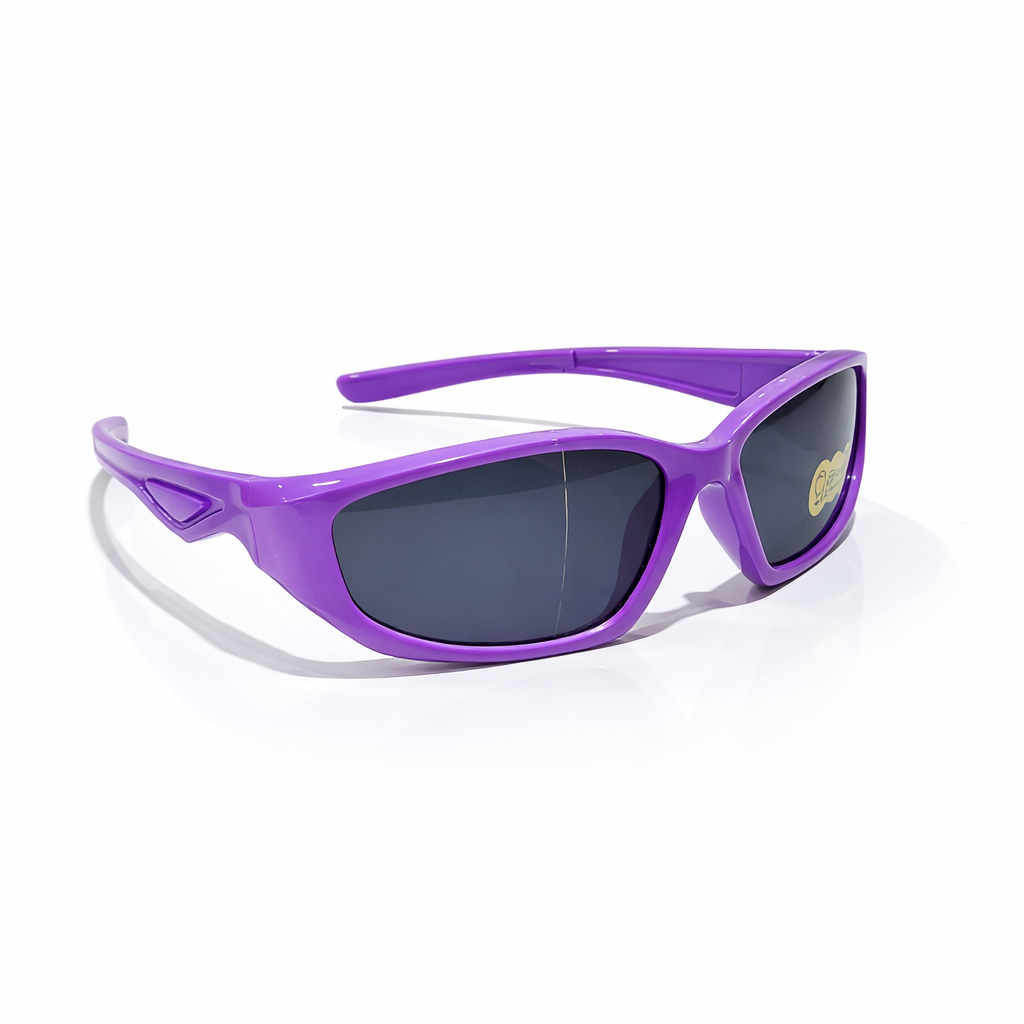 KCRZ001-Kids Sporty Wraparound Sunglasses - Image 7