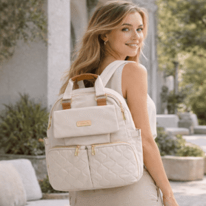 CB067-Chrisbella Premium Quilted Backpack for Women