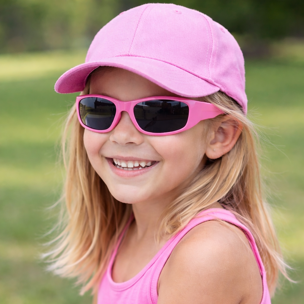 KCRZ001-Kids Sporty Wraparound Sunglasses - Image 3