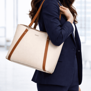 CB066-BAGGCO Women’s Premium Canvas Office Tote Bag