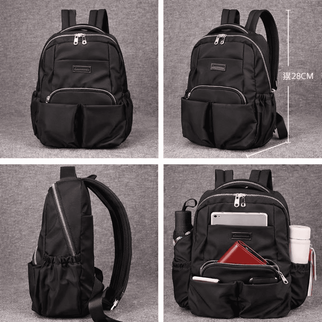 CB070-CHRISBELLA Women’s Lightweight Multi-Pocket Backpack - Image 5