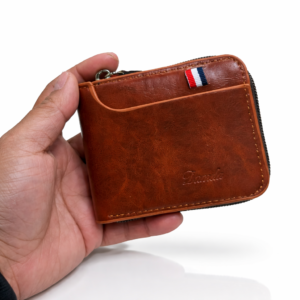MBW014-Premium Leather Zipper Wallet for Men