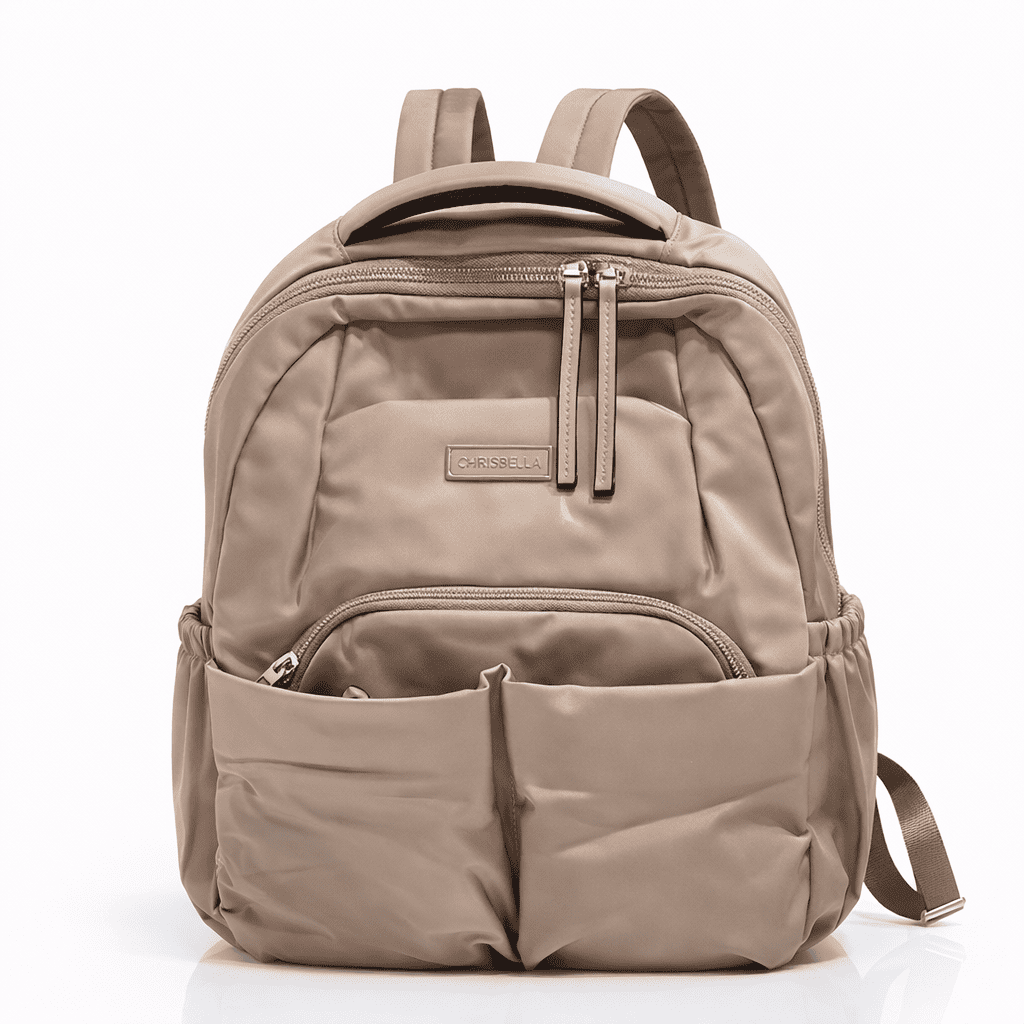 CB070-CHRISBELLA Women’s Lightweight Multi-Pocket Backpack - Image 3