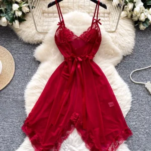 Women Chic Elegant Sheer Butterfly Mesh Sleeveless Lace Ruched Dress Sexy Fashion Comfortable Women Clothing New